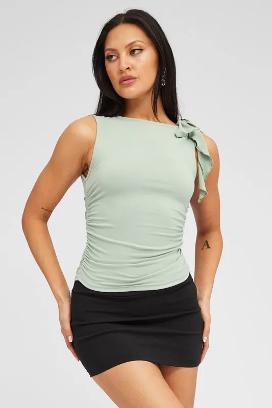 Green Supersoft Top sold by Ally Fashion