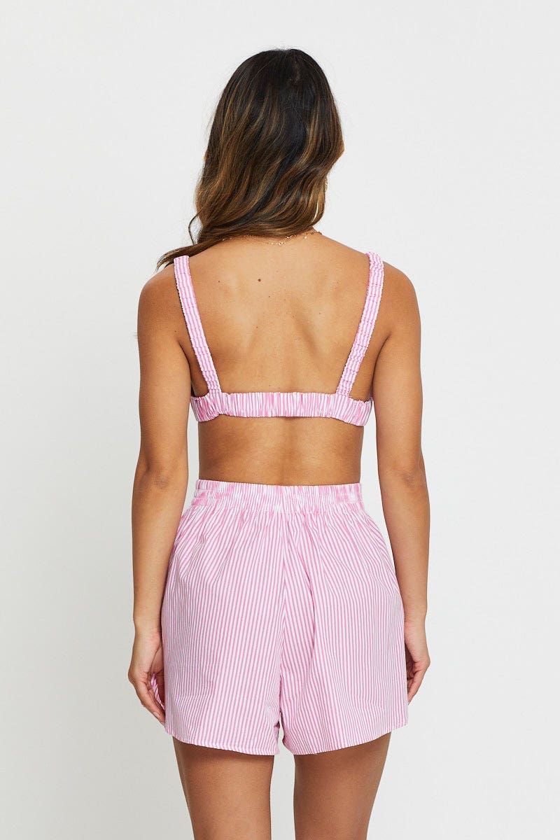 Stripe Bralette sold by Ally Fashion product image thumbnail 5