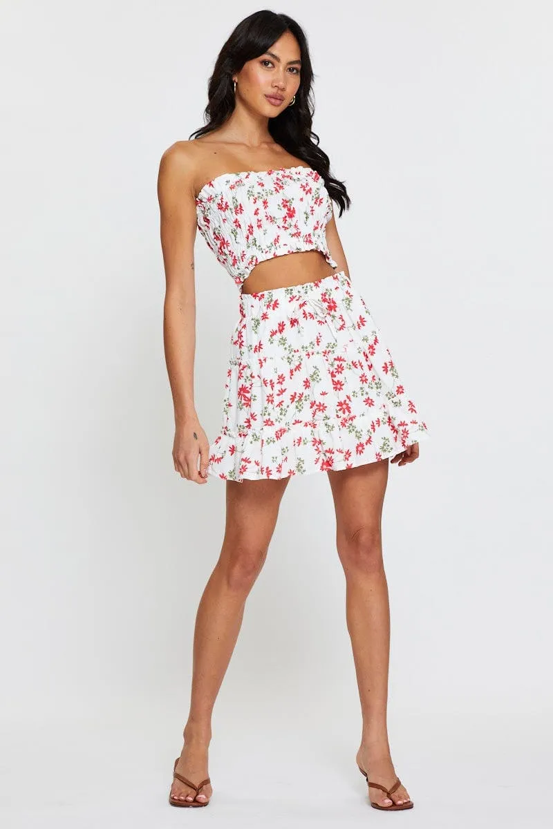 Print Skater Skirt sold by Ally Fashion product image thumbnail 3