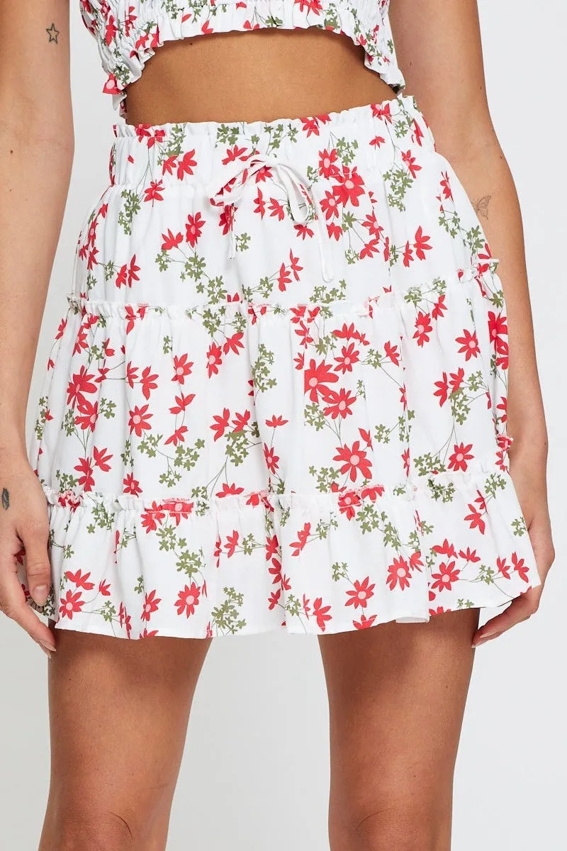 Print Skater Skirt sold by Ally Fashion product image thumbnail 2