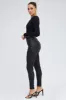 Black Skinny Jean High Rise Wet Look sold by Ally Fashion