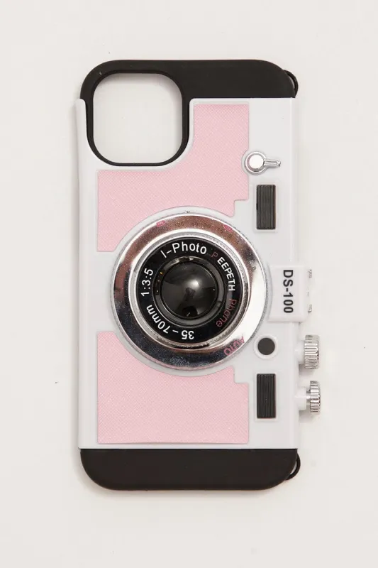 Pink Vintage Camera Design Phone Case For Iphone 14 sold by Ally Fashion