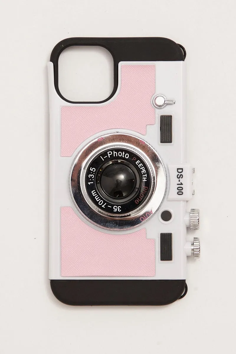 Pink Vintage Camera Design Phone Case For Iphone 14 sold by Ally Fashion