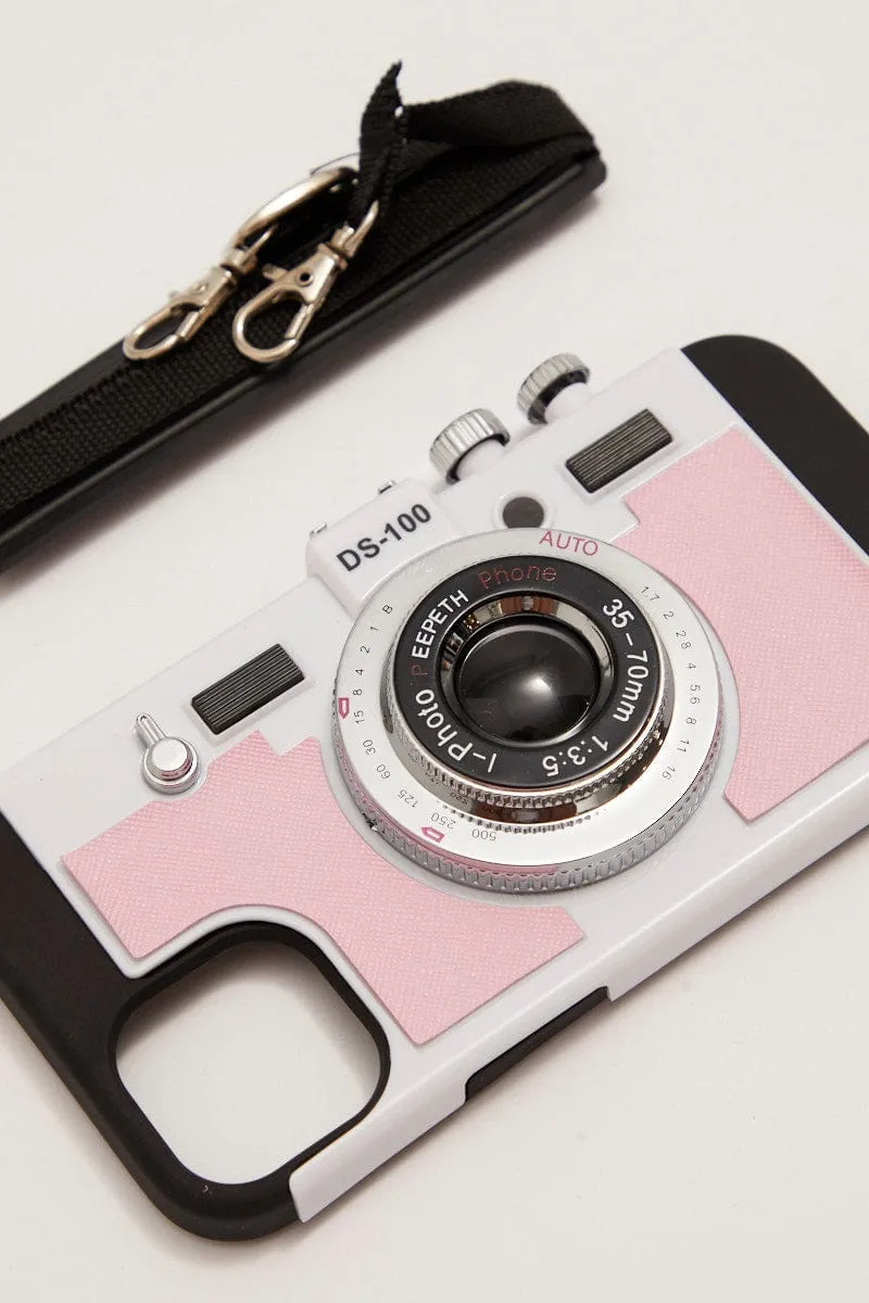 Pink Vintage Camera Design Phone Case For Iphone 14 sold by Ally Fashion product image thumbnail 2