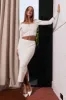 White Knit Skirt High Rise sold by Ally Fashion