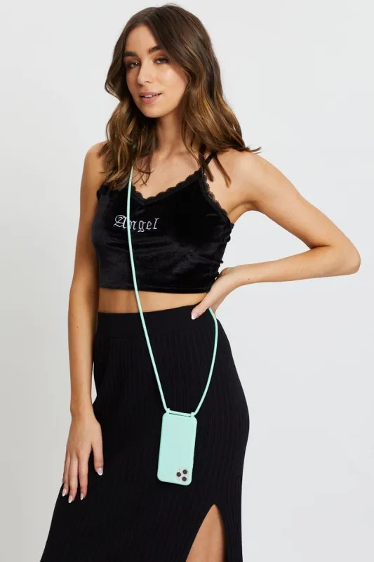 Green I Phone 11 Pro Smartphone Crossbody Bag sold by Ally Fashion