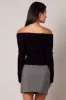 Grey Mini Skirt High Rise sold by Ally Fashion