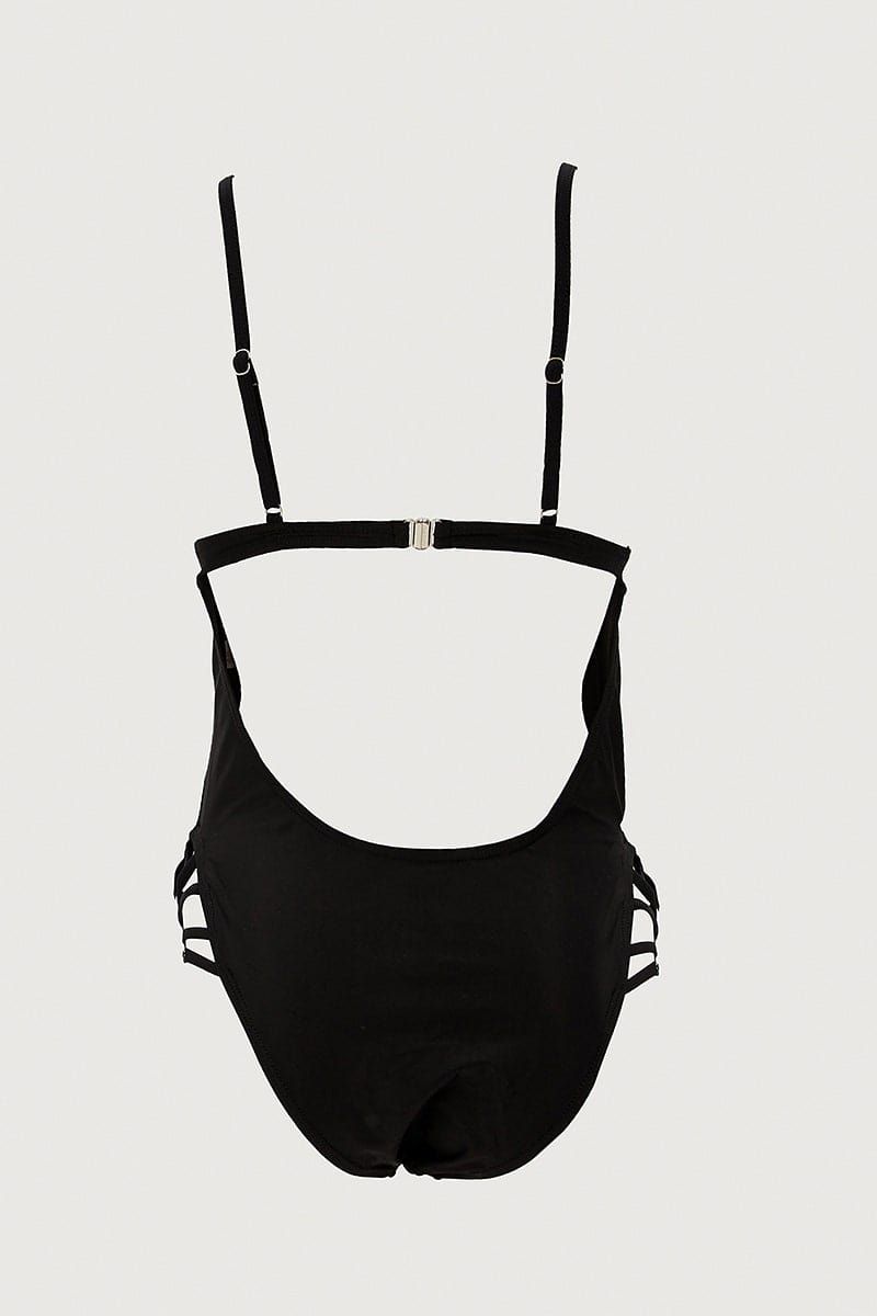 Black One Piece Swimsuit sold by Ally Fashion product image thumbnail 2