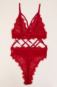 Red Lace Lingerie Set sold by Ally Fashion