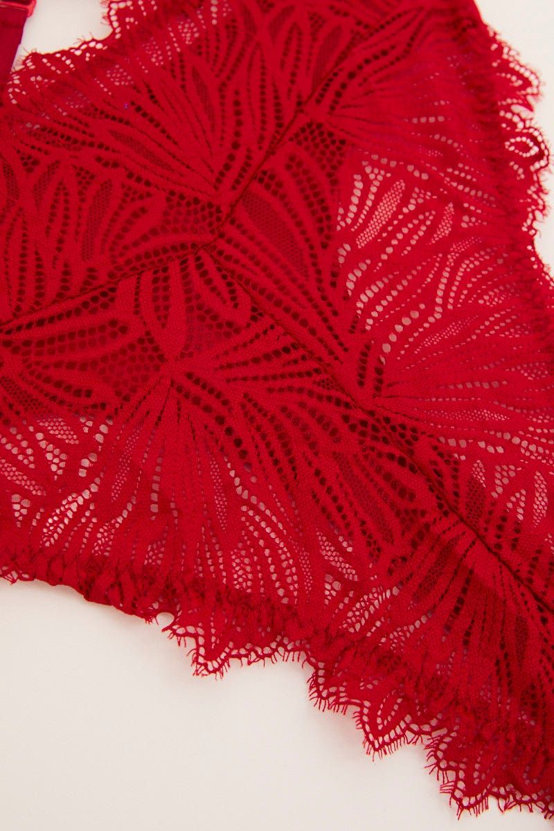 Red Lace Lingerie Set sold by Ally Fashion product image thumbnail 4