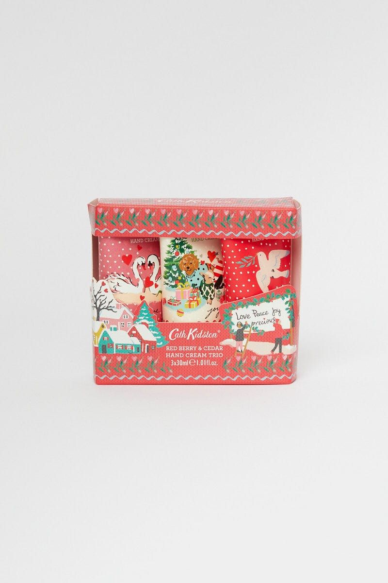 Multi Colour Cath Kidston Christmas Hand Cream Trio Gift Set sold by Ally Fashion