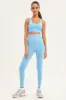 Blue Seamless Activewear Singlet Basic Top sold by Ally Fashion
