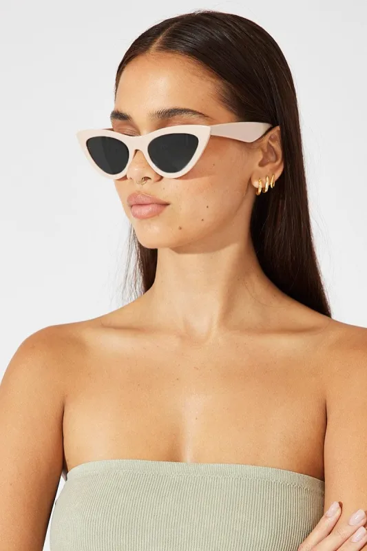 Beige Fashion Sunglasses sold by Ally Fashion