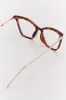 Brown Animal Print Cat Eye Fashion Glasses sold by Ally Fashion
