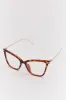 Brown Animal Print Cat Eye Fashion Glasses sold by Ally Fashion