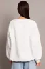 Grey Graphic Sweater Long Sleeve sold by Ally Fashion