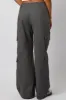 Grey Cargo Pants Mid Rise sold by Ally Fashion