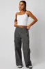 Grey Cargo Pants Mid Rise sold by Ally Fashion