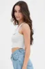 Grey Rib Tank Scoop Neck Sleeveless sold by Ally Fashion