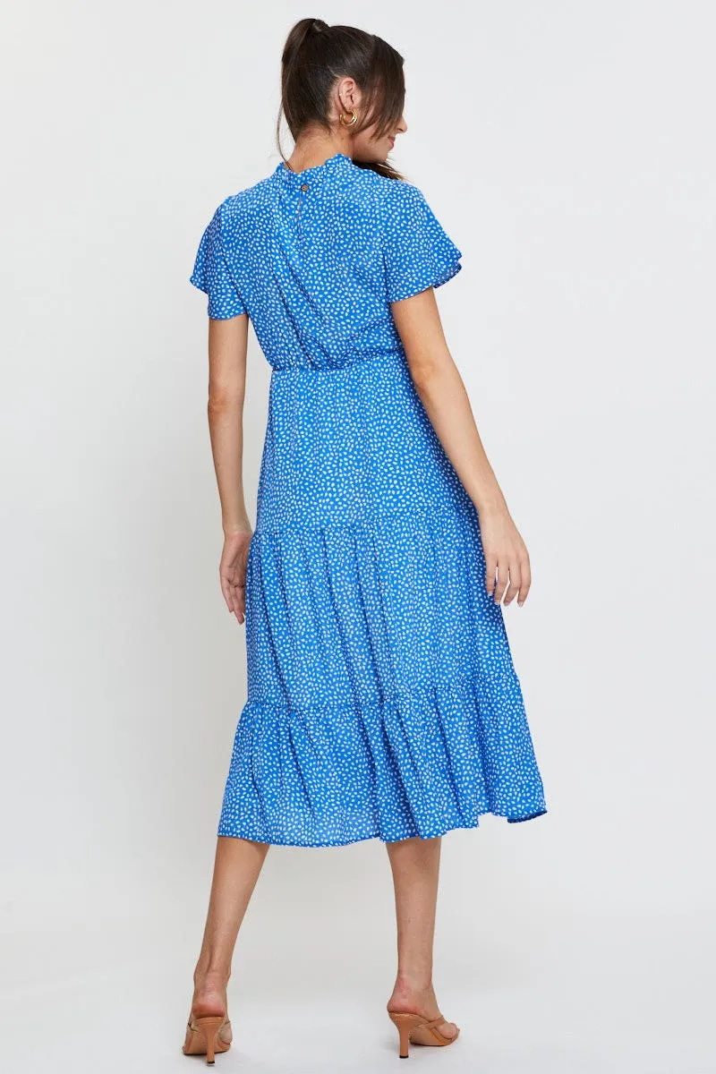 Print Midi Dress Short Sleeve sold by Ally Fashion product image thumbnail 5