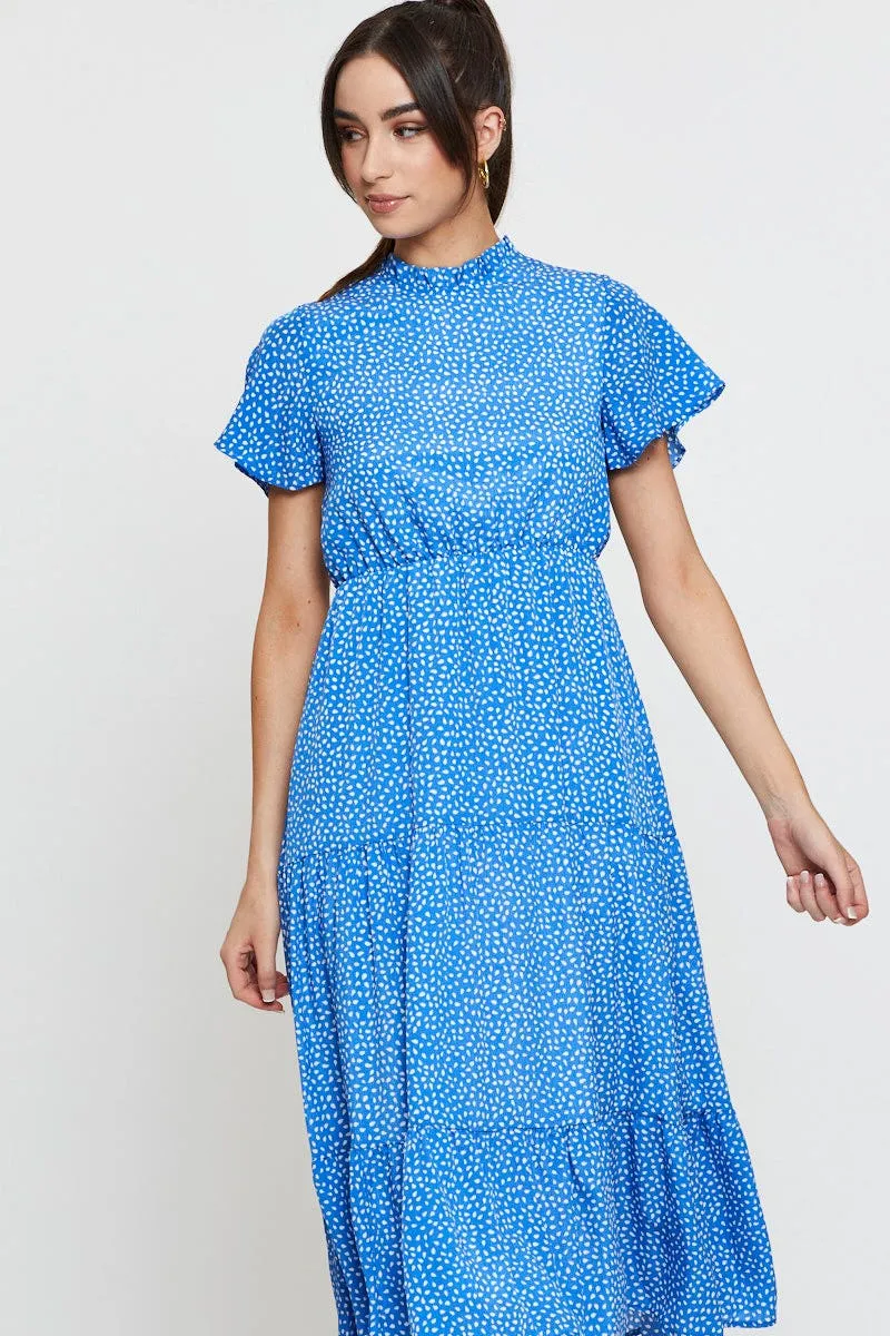 Print Midi Dress Short Sleeve sold by Ally Fashion product image thumbnail 2