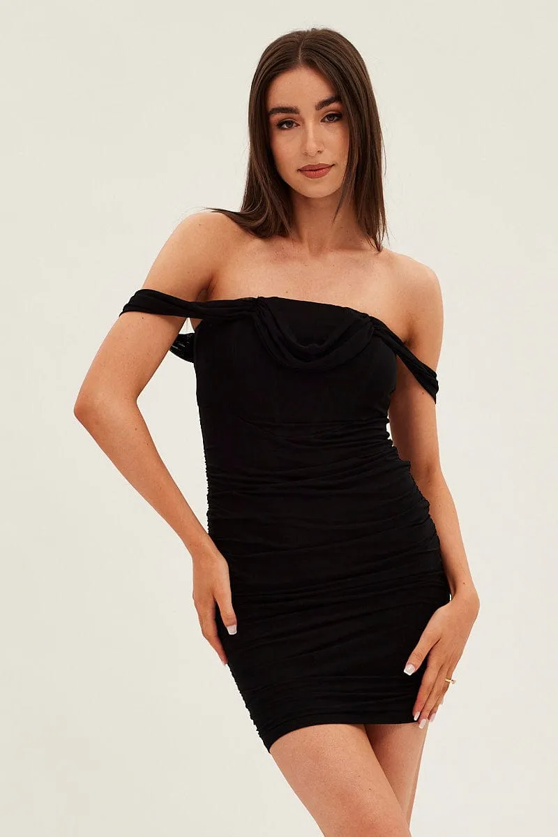 Black Bodycon Party Dress sold by Ally Fashion product image thumbnail 3