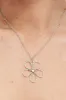 Silver Flower Pendent Necklace sold by Ally Fashion