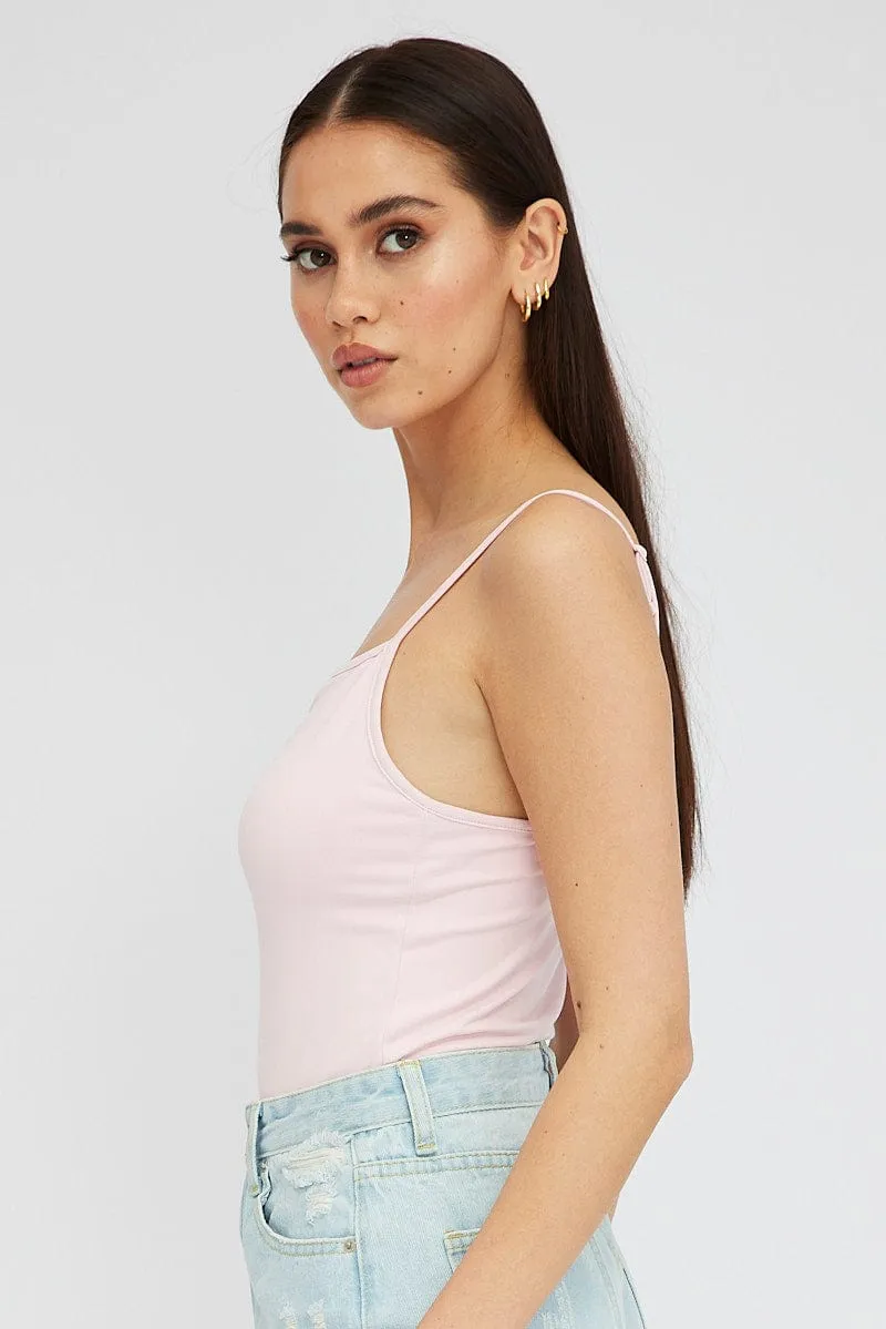 Pink Supersoft Bodysuit sold by Ally Fashion product image thumbnail 4