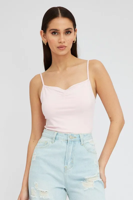 Pink Supersoft Bodysuit sold by Ally Fashion