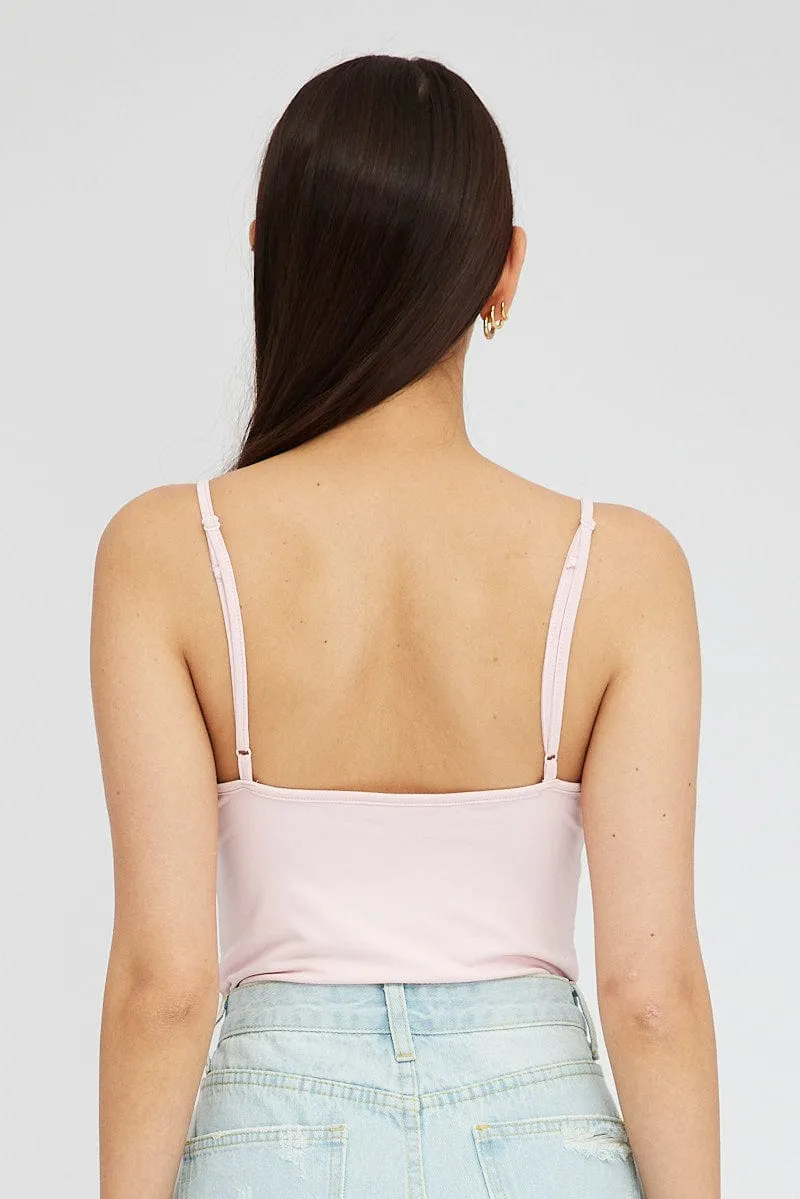 Pink Supersoft Bodysuit sold by Ally Fashion product image thumbnail 5