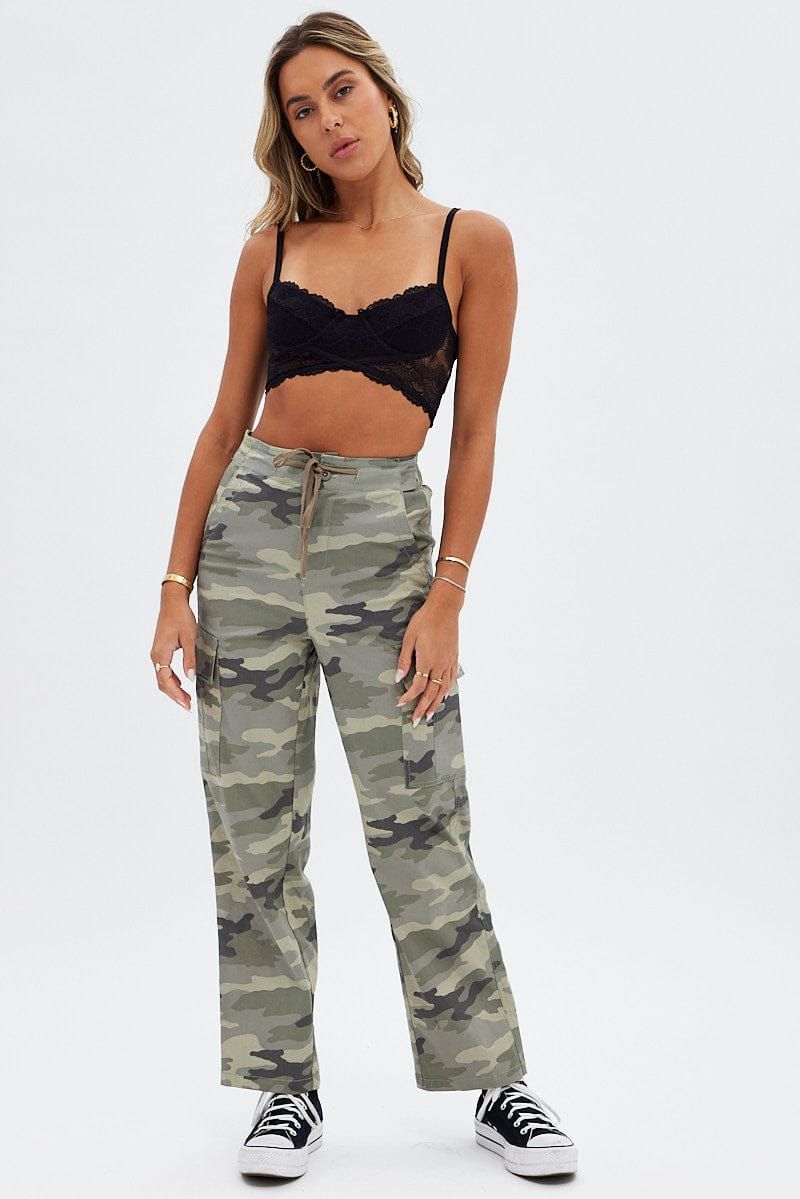 Black Lace Corset Singlet Crop sold by Ally Fashion product image thumbnail 2