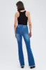 Blue Flare Jeans Lace Up sold by Ally Fashion