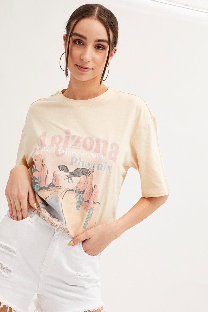 White T Shirt Short Sleeve Crew Neck Phoenix Cotton sold by Ally Fashion product image thumbnail 3