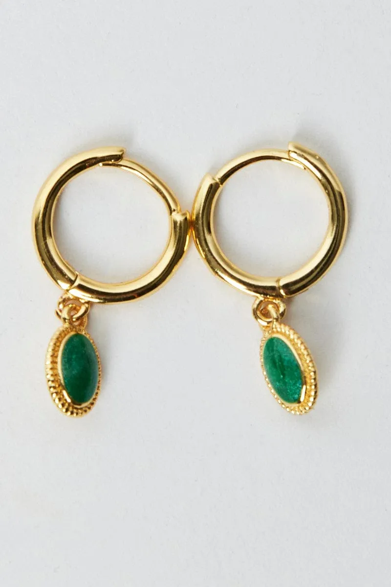 Gold Drop Earrings sold by Ally Fashion