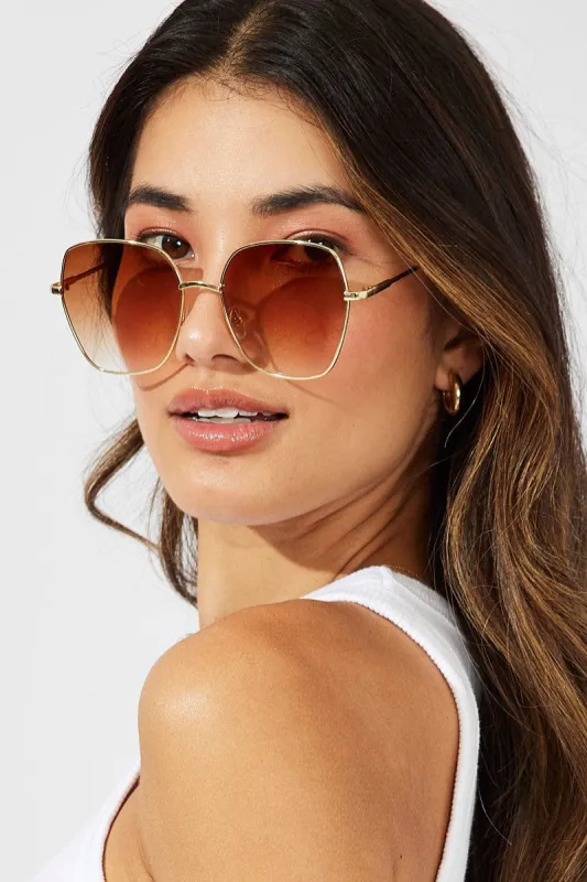 Brown Fashion Sunglasses sold by Ally Fashion