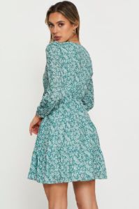 Print Mini Dress Long Sleeve sold by Ally Fashion
