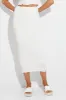 White Midi Skirt High Rise Pencil sold by Ally Fashion