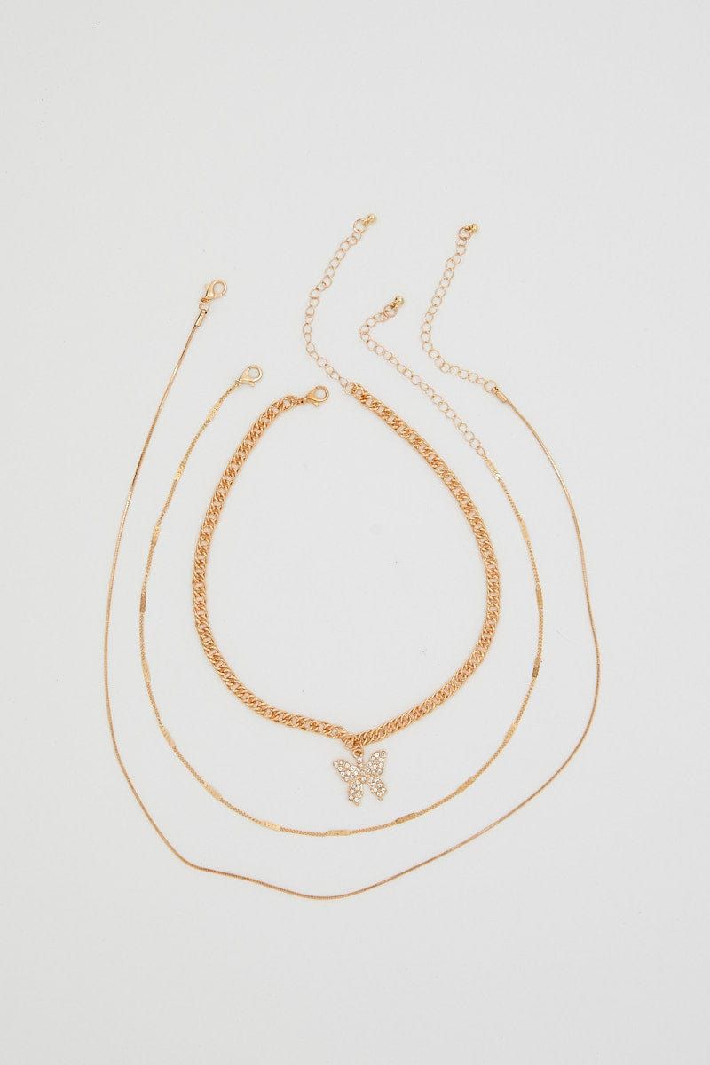Gold Necklace sold by Ally Fashion product image thumbnail 3