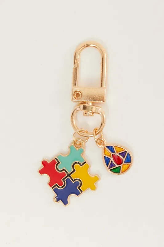 Multi Puzzle Keyring sold by Ally Fashion