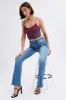 Denim Flare Jeans High Rise sold by Ally Fashion