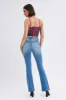 Denim Flare Jeans High Rise sold by Ally Fashion