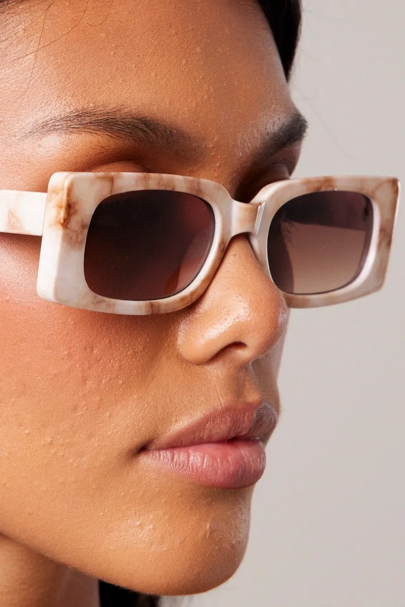 Beige Fashion Sunglasses sold by Ally Fashion product image thumbnail 2