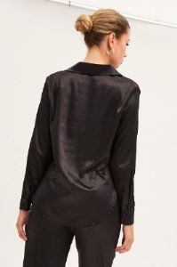 Black Long Sleeve Shirt sold by Ally Fashion