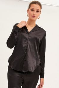 Black Long Sleeve Shirt sold by Ally Fashion