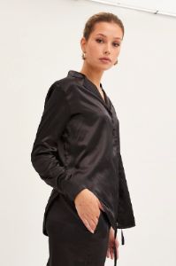 Black Long Sleeve Shirt sold by Ally Fashion