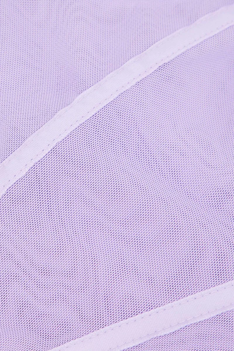 Purple Mesh Corset Top Lingerie sold by Ally Fashion product image thumbnail 4