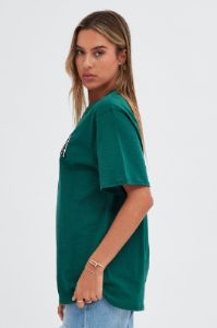 Green Graphic Tee Short Sleeve Oversized sold by Ally Fashion