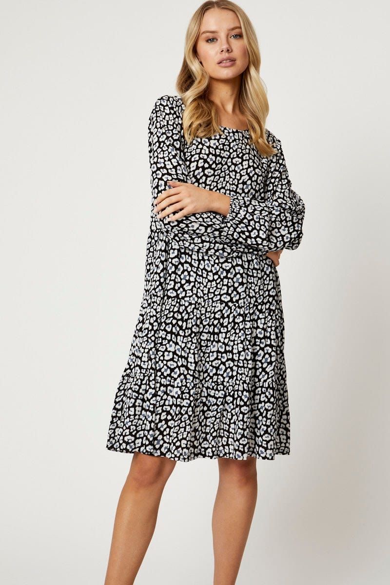 Print Skater Dress sold by Ally Fashion