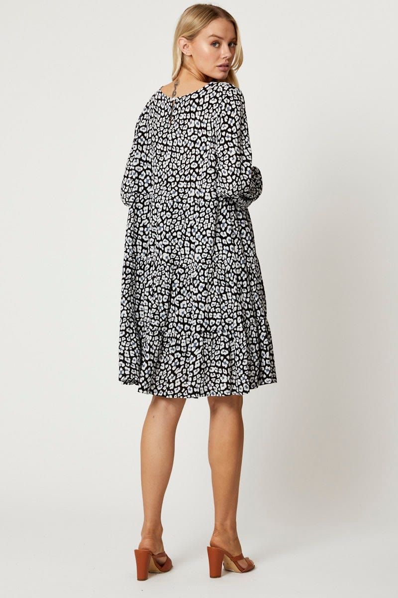 Print Skater Dress sold by Ally Fashion product image thumbnail 4