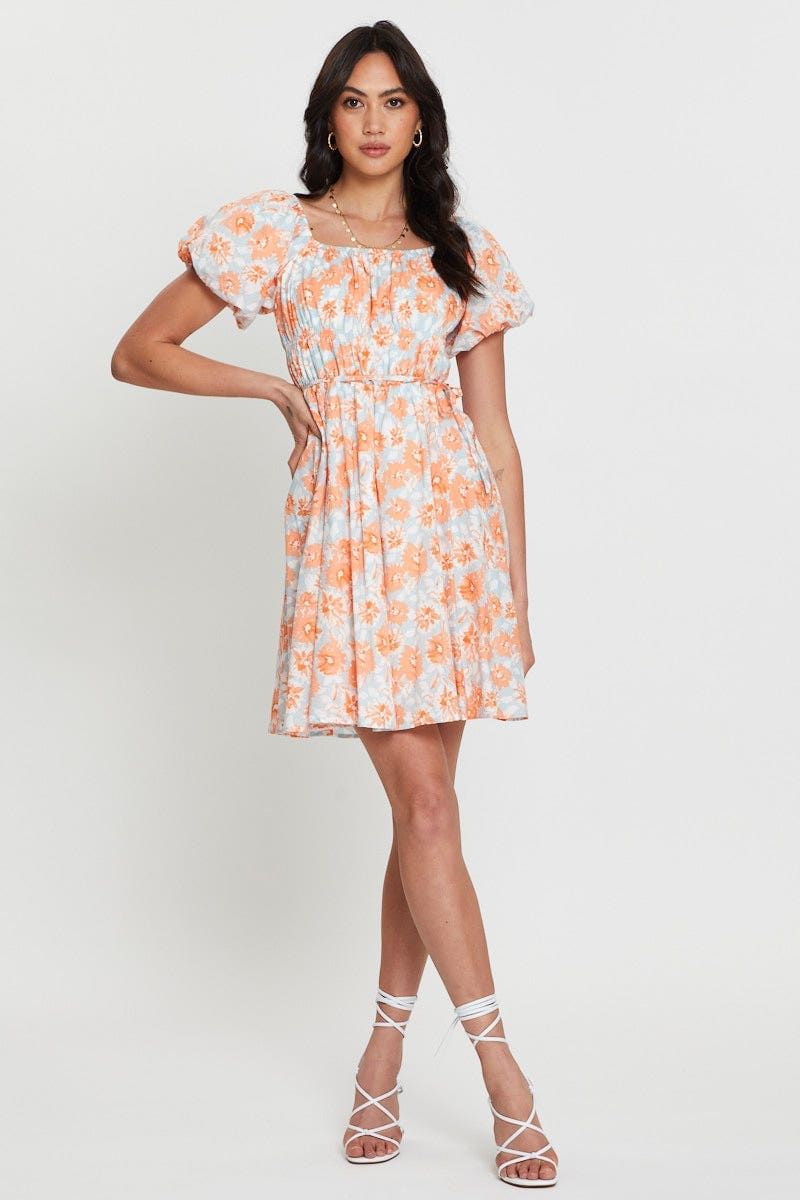 Print Mini Dress Short Sleeve sold by Ally Fashion product image thumbnail 2